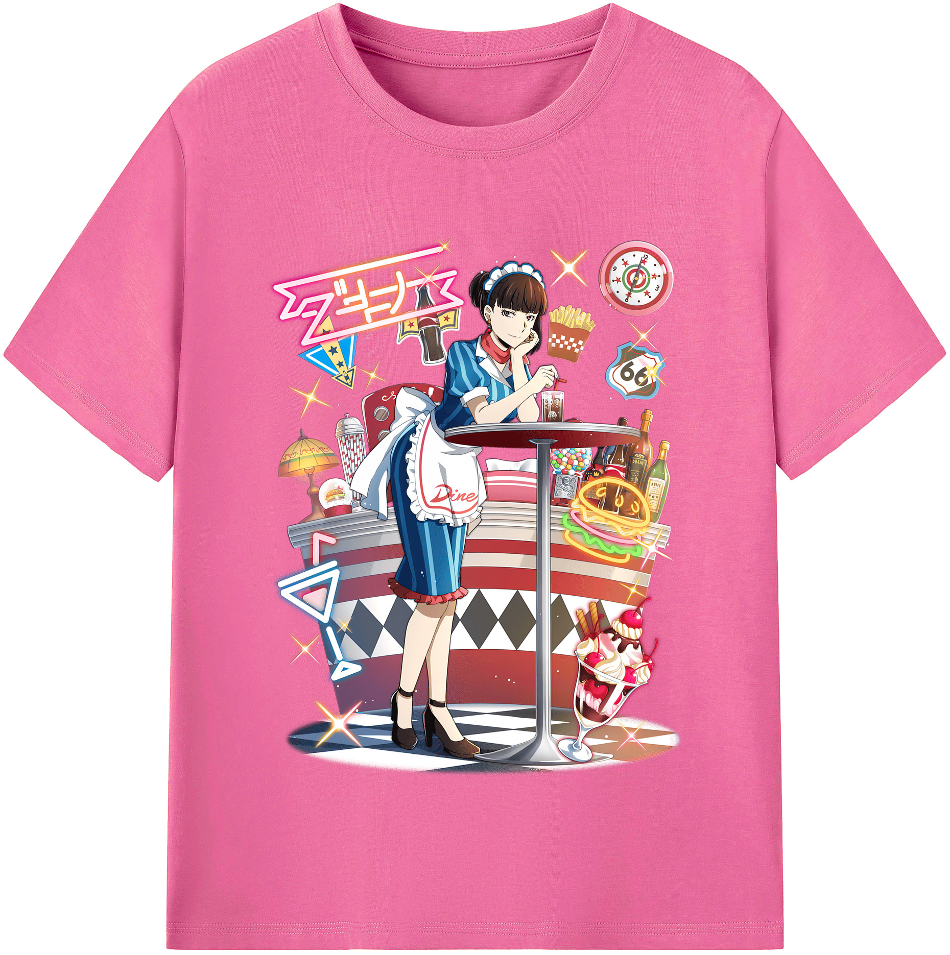 （画像用） 文豪ストレイドッグス Bungo Stray Dogs レディースカジュアルプリントTシャツ（綿100％）